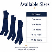 Sock Stack Girls Cotton Lycra Tights 3 Pairs Cotton Rich Back To School Uniform Reinforced Heel Toe Multipack Value