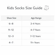 Sock Stack 6 Pairs Kids Cotton Rich School Socks Ankle Breathable Durable Uniform Unisex