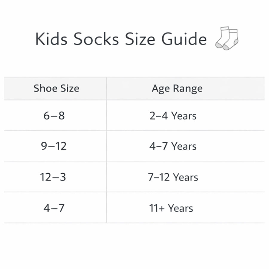 Sock Stack 6 Pairs Kids Cotton Rich School Socks Ankle Breathable Durable Uniform Unisex