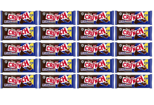 20 x Nestle Crunch Dark Bar - 100GM