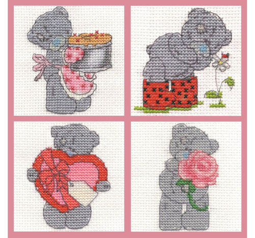 DMC Tatty Teddy mini Kits set of 4 (set a)