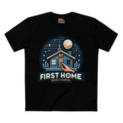 First Home Radio Station Graphic Tee - Celebrate Unity and Nostalgia