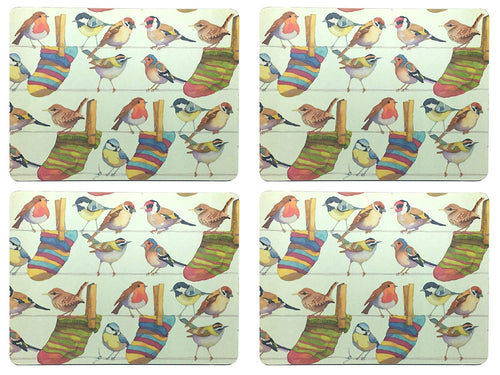 Emma Ball - "Garden Birds" Placemats - Set of 4