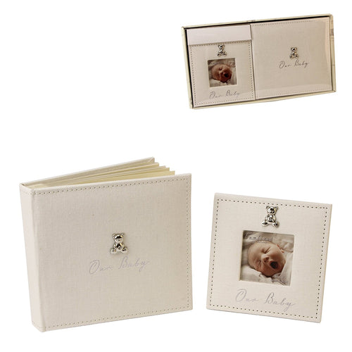 Bambino by Juliana Photo Frame and Album Gift Set