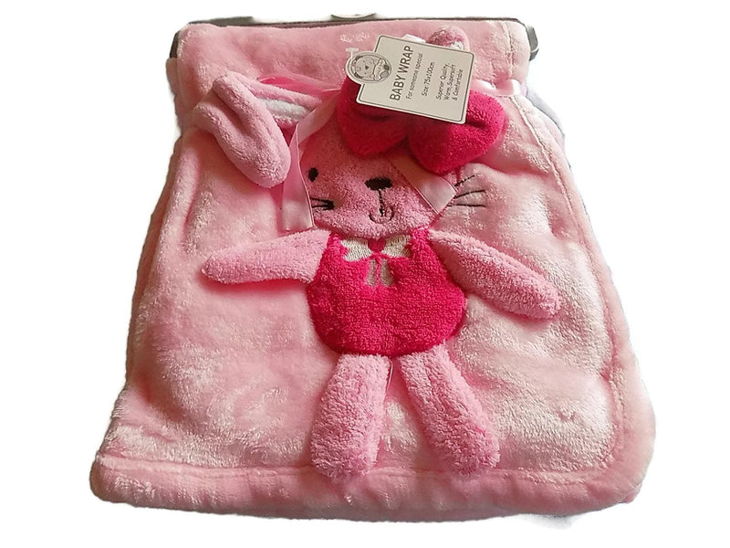 Baby 3d Wrap/Blanket - Bunny Color Pink 917