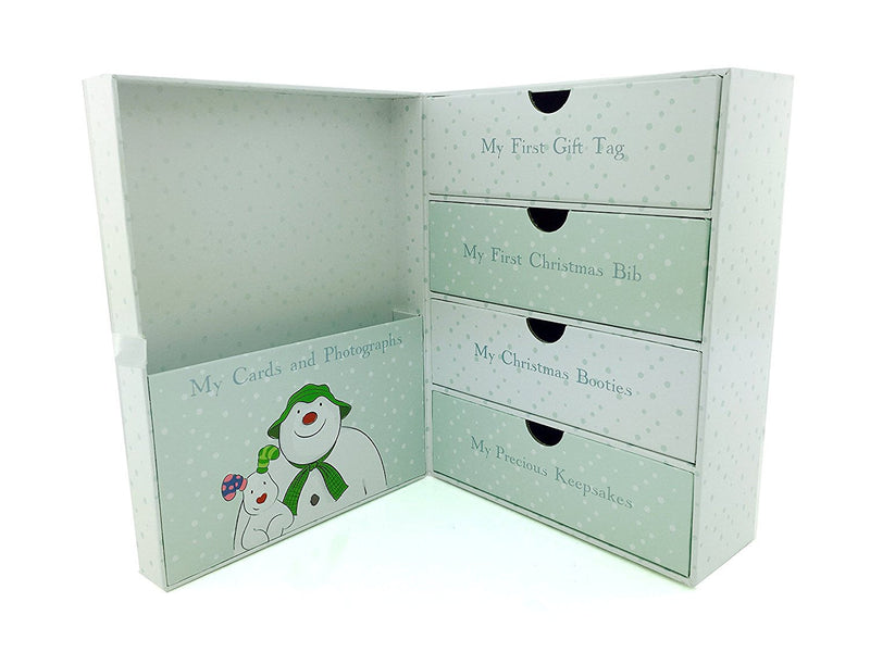 Baby's First Christmas Memories Keepsake Box Raymond Briggs Snowman