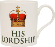 The Leonardo Collection Fine China Mug | His Lordship | 1 Piece - 10 oz