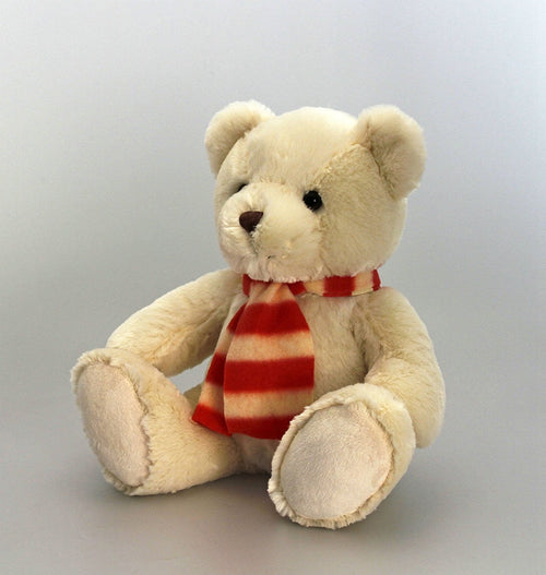Supersoft Teddy Bear (Cream) With Scarf 30cm