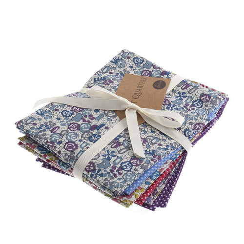 Purple Sew Easy Fat Quarter | Design 6 | Pack Of 6 | 45 x 54cm | ERFQ6