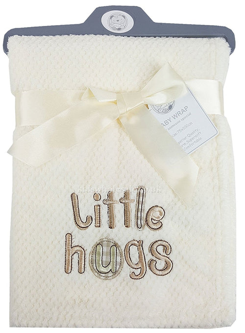 Baby Boys Girls Soft Touch Waffle Blanket Wrap In Multi Colours