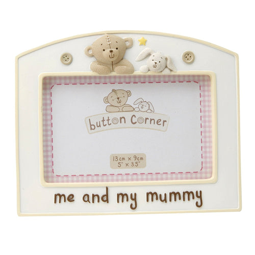 Button Corner Me And My Mummy Photo Frame