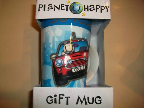Planet Happy "30th" Gift Mug In Blue Boys