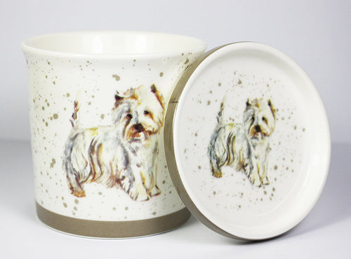 West Highland Terrier Fine China Mug and Coaster Set by Lesser & Pavey