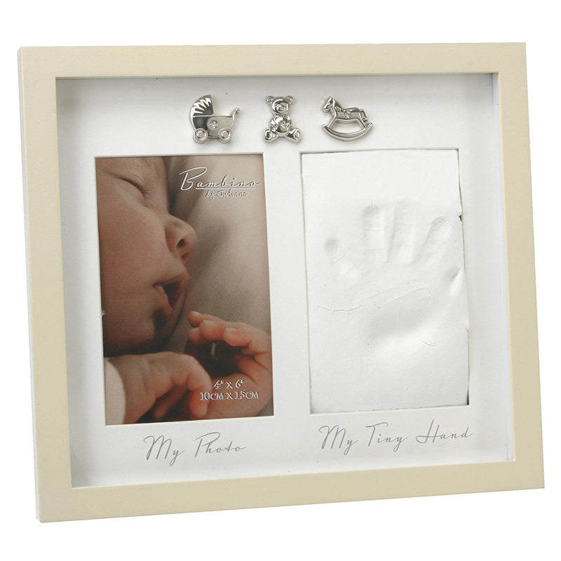 baby bambino hand print photo frame