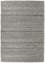 Chunky Natural/Grey Knitted Rug