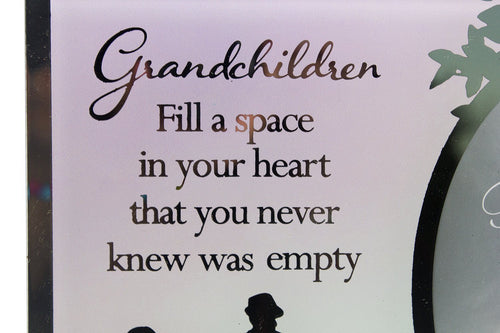 Grandchildren Sentiment - Fill a space in your heart photo frame gift