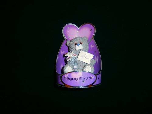 regency fine arts small i love mum figurine