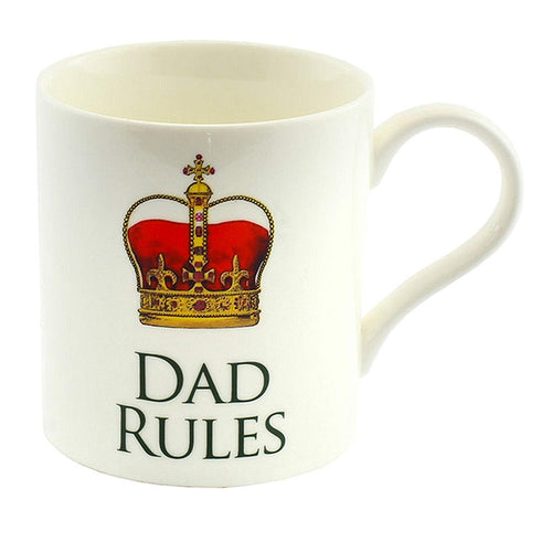 Lesser & Pavey Dad Rules Fine China Mug
