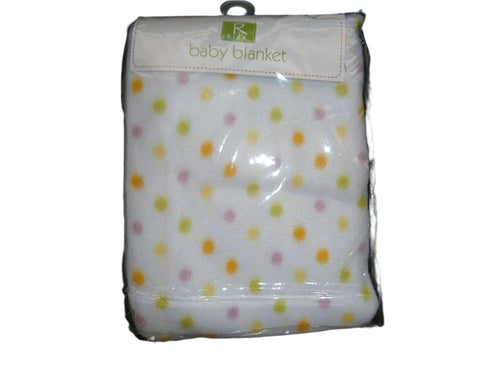 baby spots blanket 75cmx100cm pram size