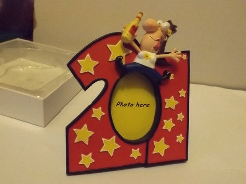 21st 3d birthday photo frame