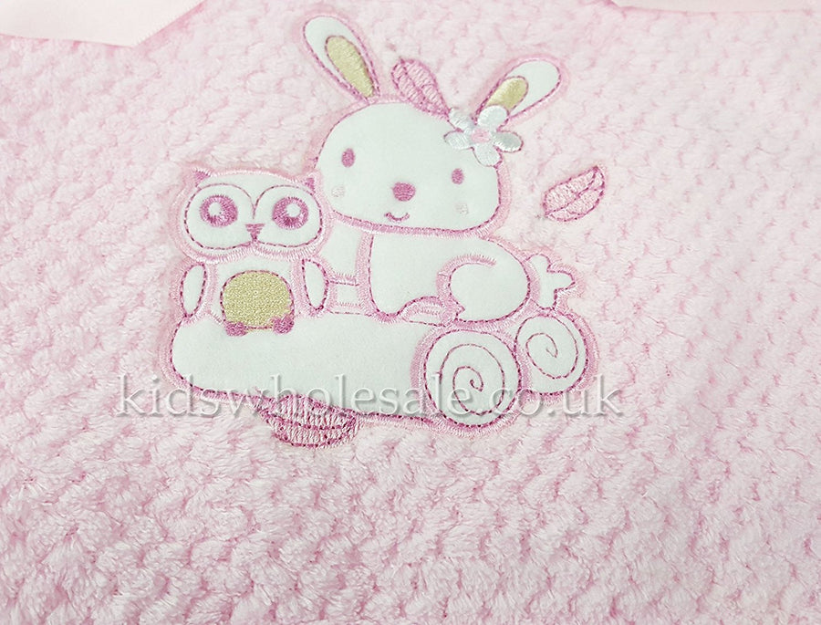 Baby Boys Girls Soft Touch Waffle Blanket Wrap In Multi Colours