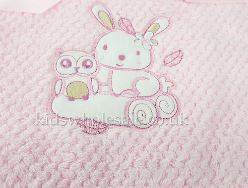 Baby Boys Girls Soft Touch Waffle Blanket Wrap In Multi Colours