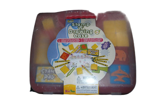 stamp n drawing case kids learn &play 20pieces