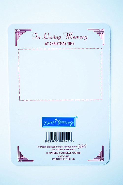 Thinking Of You At Christmas Time Grave Card Decorations Memorial Remembrance