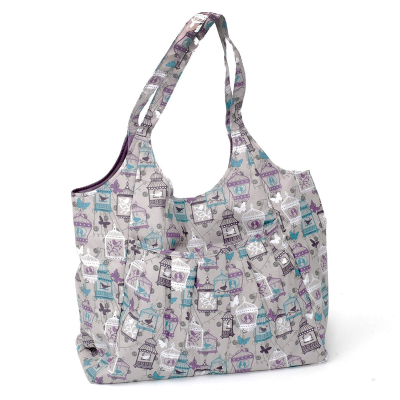HobbyGift MR4743/123 | Soft Tote Bag Birdcage Design
