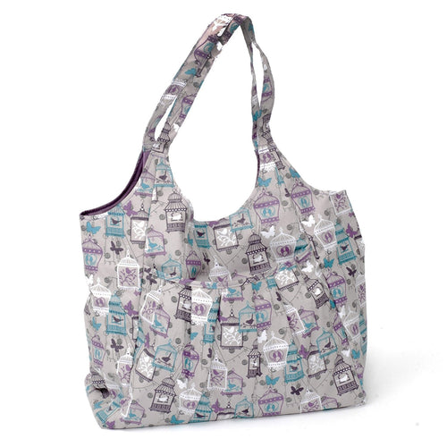 HobbyGift MR4743/123 | Soft Tote Bag Birdcage Design