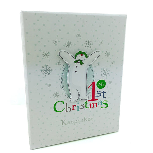 Baby's First Christmas Memories Keepsake Box Raymond Briggs Snowman