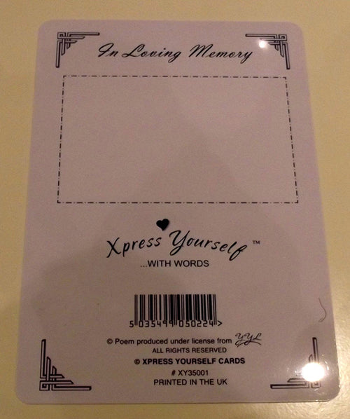 Mum Graveside Memory Card. In Loving Memory Mum I Miss you So. Mum Mother's Day Graveside Memory Card