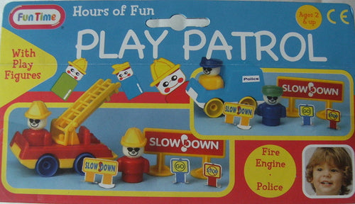 Play Patrol Police Set with play figures