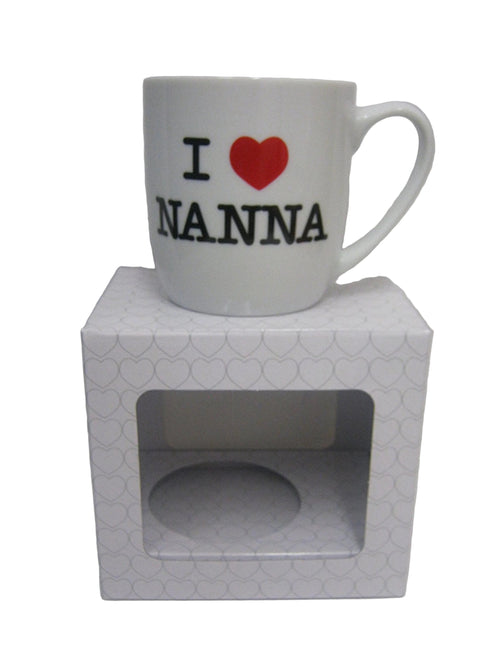 New Celebrations I Love Nanna Mug Red Heart 61761