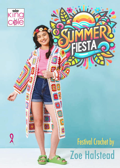 King Cole Pattern Book - Festival Crochet Book 1