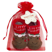 Babytown Festive Christmas Baby Cotton Rich Socks in Tote Bag