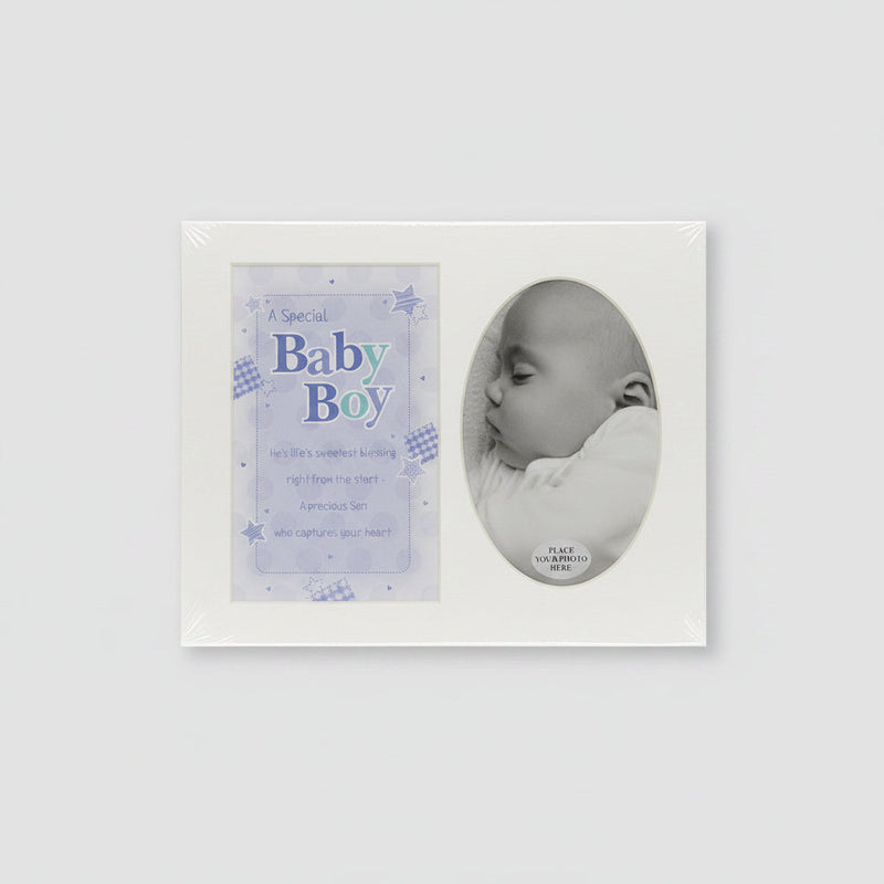 sentiment photo mount   special  baby boy