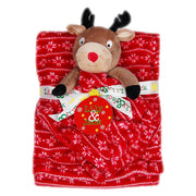 Newborn Baby Gifts Warm Blankets Sets For Girls Boys Unisex Winter Cotton Fleece Animal Comforter Christmas
