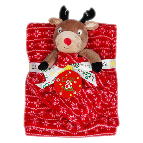 Newborn Baby Gifts Warm Blankets Sets For Girls Boys Unisex Winter Cotton Fleece Animal Comforter Christmas