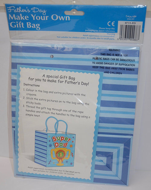 Father's Day : - Make Your Own Gift Bag