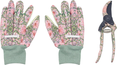 The Leonardo Collection William Morris Pimpernel Garden Tool Set For Gardening | Ideal Tool Kit & Gardening Gifts For Women & Men | Durable Garden...