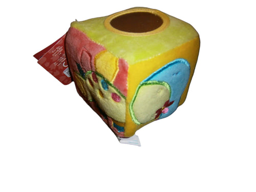 dinky dinos cube /rattle 9cms