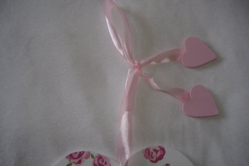Rose bud heart with Home Sweet Home saying