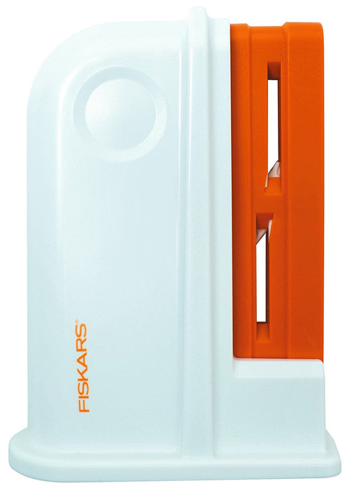 Fiskars Universal Scissor Sharpener, Plastic, Orange/White