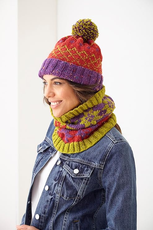 King Cole Ladies Knitting Pattern Womans Accessories Hats Hand Warmers & Cowl (6197)