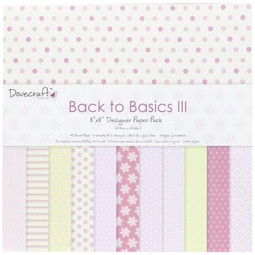 Dovecraft Paper Pack Basics Iii