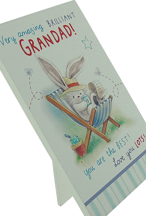 Bebunni Close To Your Heart For The Best "Grandad" Free Standing Plaque