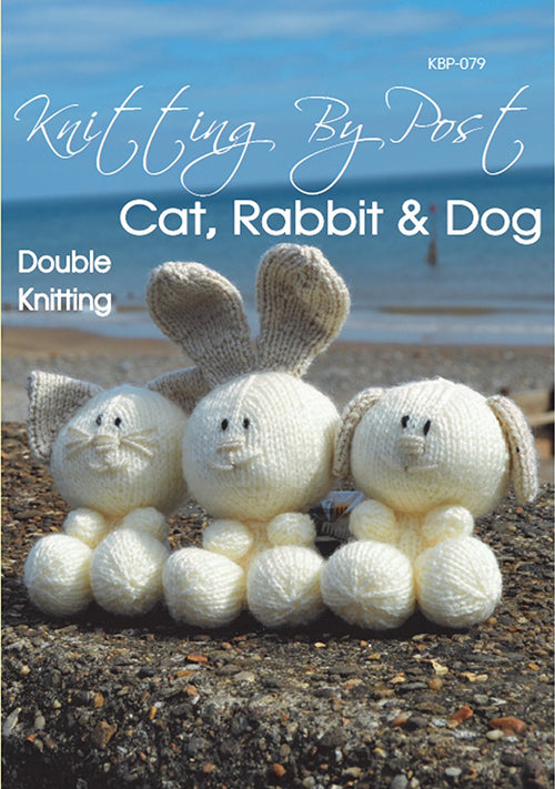 Knitting Pattern Rabbit, Cat and Dog
