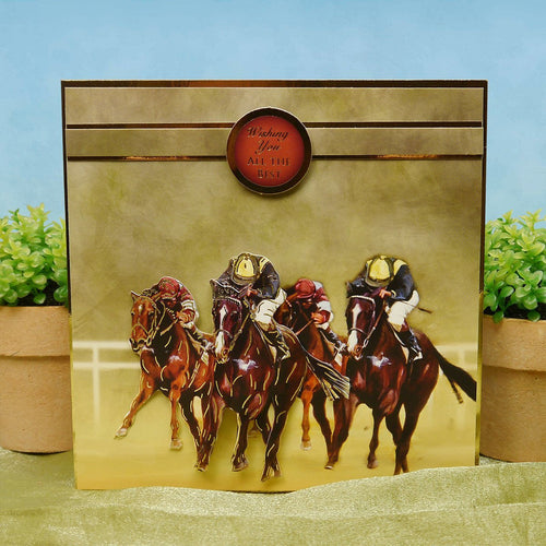 hunkydory adorable scorable sports & leisure time designer decoupage set the final furlong & first place