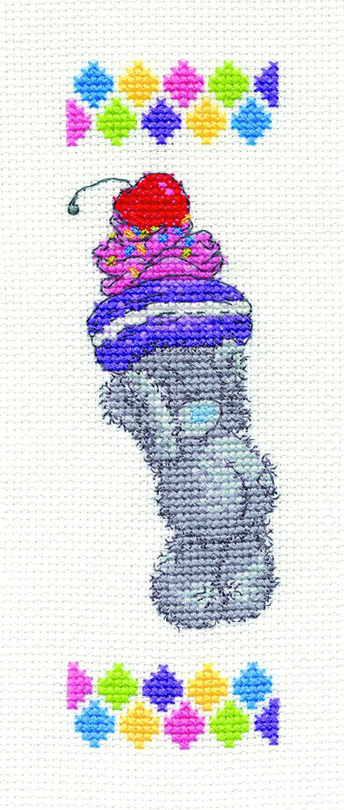 DMC "Me to You Tatty Teddy - Sweet Treat Bookmark" Cross Stitch Kit, Multi-Colour